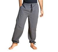PANASIAM E-Pants Largos, algodón, Gris Oscuro, L