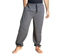 PANASIAM E-Pants Largos, algodón, Gris Oscuro, XL