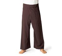 PANASIAM Fisherman Pants Unicolor, Brown, L
