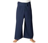 PANASIAM Fisherman Pants Unicolor, Navy Blue, XL