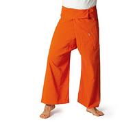 PANASIAM Fisherman Pants Unicolor, Orange, L