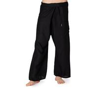 PANASIAM Fisherman Pants Viscose, Black, XL