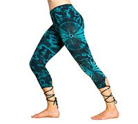 PANASIAM Lace-up Legging 3/4 Batik CS03 Blue, S