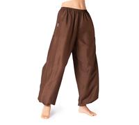 PANASIAM Pantalón Harem Unicolor Pantalón Muck Pantalón de ocio tela muy delgada