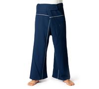 PANASIAM Pantalón tailandés de pescador a rayas, 100% algodón, Yoga, Retiro
