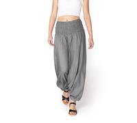 PANASIAM Pantalones Aladdin Unicolor | Pantalones Harem Pantalones Bombachos
