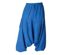 PANASIAM Pantalones Aladin 'geometrix', con patrones tradicionales japoneses, producidos de manera justa en pequeñas empresas familiares, XL