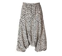 PANASIAM Pantalones Aladino Hombre & Mujer - Motivos geométricos | Pantalones yoga unisex, tiro bajo, cintura elástica & cordón ajustable, bolsillo, geometría sagrada, motivos japoneses