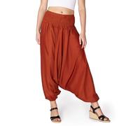 PANASIAM Pantalones Aladino Liso Rojo Zorro M
