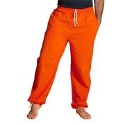 PANASIAM Pantalones de algodón 100%, cintura elástica, lounge pants unisex