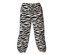PANASIAM Pantalones Muck Pants 'geometrix', patrones japoneses tradicionales, producidos de forma justa en pequeñas empresas, cebra, M