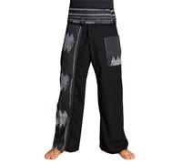 PANASIAM Pantalones Pescador Thai | 100% Algodón | Pantalones, Yoga, Tai Chi
