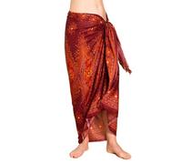 PANASIAM Sarong Peacock V24 russet, 250x113cm