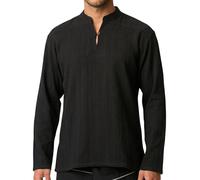 PANASIAM Shirt Ben, Black, S, Longsleeve