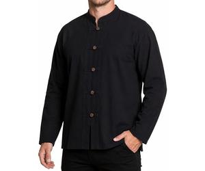 PANASIAM ShirtBEN-5Button, Black L