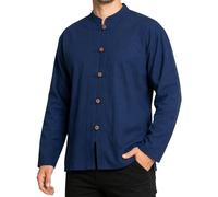 PANASIAM ShirtBEN-5Button, Blue M