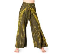 PANASIAM Sunshine Pants TieDy, Olive Green Yellow, M