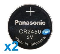 2x Panasonic 3V CR2450 Litio