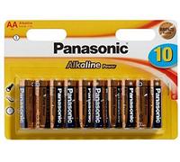 Panasonic 2379 - Paquete de 10 baterías alcalinas AA (1,5 V)