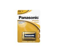 Panasonic Alkaline Power 6 LR 61 5410853039303 - Pila de 9 V, color amarillo