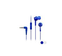 "Panasonic Auriculares RP-TCM115E-A I Imán de neodimio Micrófono + botón de llamada Diseño ergo fit azul - Versión Francesa"