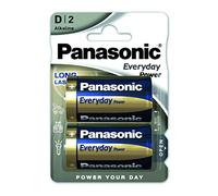 Panasonic Blister 2 Pilas Alcalinas LR20 Everyday Power