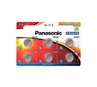 Panasonic CR2025 Pila botón de litio no-recargable, 3V, 165 mAh, Paquete de 6 unidades