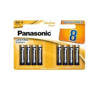 PANASONIC BRONZE PILA ALCALINA AA LR6 BLISTER*8 MINIMA VENTA CAJA 12 UNIDADES