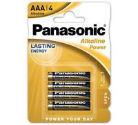 PANASONIC - BRONZE PILA ALCALINA AAA LR03 BLISTER*4