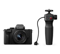 Panasonic Cámara de sistema Lumix DC-G110VEG-K (20 MP, 4K, estabilizador de imagen, táctil de 7,5 cm, objetivo de 12-32 mm, empuñadura de trípode, negra)