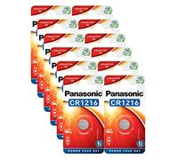 Panasonic CR1216 - Batería de litio de 3 V, paquete de 12 unidades