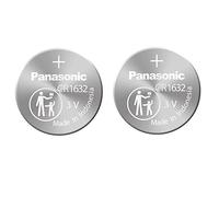 Panasonic CR1632 - 2 CR1632 3 V pila de botón de litio (Pack de 2)