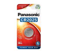 Panasonic CR2025 Pila botón de litio no-recargable, 3V, 165 mAh, Paquete de 1 unidad