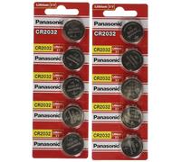 Panasonic Cr2032 3V bater?a de celda de Moneda de Litio Dl2032 Ecr2032 10 PC
