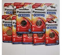 Panasonic CR2032 Pilas de botón de litio 3 V Paquete 12 unidades (12 blísters individuales)