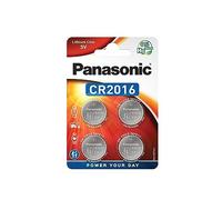 Panasonic Set de pilas de botón CR-2016EL/4B – Litio 3 V