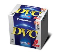 Panasonic DVM60FE5 - Mini DV de 60 Minutos (5 Unidades), Azul