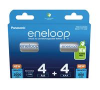 ENELOOP 8 MIXB - Eneloop, batería NiMH, paquete múltiple, 800-2000