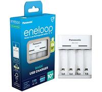 Panasonic eneloop basic usb cargador, para 2 o 4 pilas aa/aaa ni-mh co