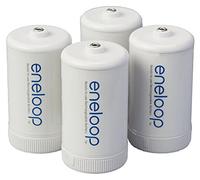 Panasonic eneloop Espaciador de tamaño D para Uso con batería AA Recargable Ni-MH