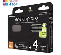 PANASONIC eneloop Pro Recargable Aa 2500mAh 4BL Baterías 4 Unidades Y Almacén