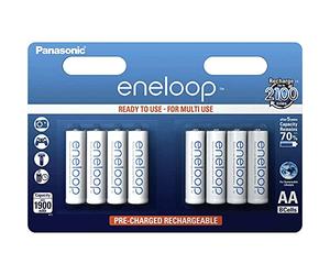 Panasonic Eneloop SY3052647 - Pack 8 pilas recargables, AA