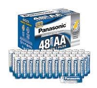 Panasonic Energy Corporation LR6XE/48PC Platinum Power - Pilas alcalinas AA, Paquete de 48