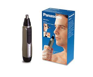 Panasonic ER-412 - Cortadora de vello para oreas y nariz con sistema de seguridad