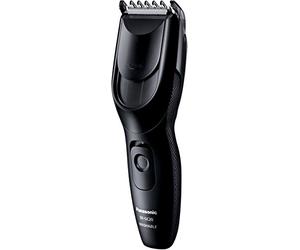 Panasonic ER-GC20-K503 Cortapelos Impermeable para Cabello y Cuerpo (Recargable, Acero inoxidable, 100% Lavable, Batería Larga Duración, 7 Longitudes), Negro