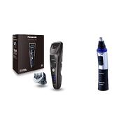 Panasonic ER-SC40 - Cortapelos Premium & ER-GN30-K503 - Naricero/Recortador de Vello Facial Azul/Negro/Plata, Estándar