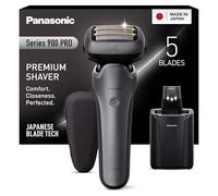 Panasonic ES-L580 Series 900 Afeitadora Eléctrica 5 Cuchillas para Hombre, Estación Autolimpiante, Carga USB-C, Sensor de Barba Inteligente+, Cabezal Flexible 20D, Afeitado Húmedo & Seco, Estuche