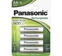 Panasonic Evolta - Pilas Recargables AA, 2.05Ah NiMH, 4 Piezas