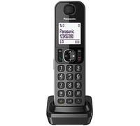 Panasonic KX-TFA30 - Teléfono Supletorio Digital (LCD, teclas Grande, agenda de 100 números, bloqueo de llamadas, modo ECO, 2 en 1), color negro