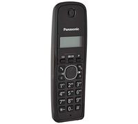Panasonic KX-TG1611 - Teléfono ( DECT, 50 entradas, Identificador de Llamadas, Versión Importada) Color Negro [Versión Importada]